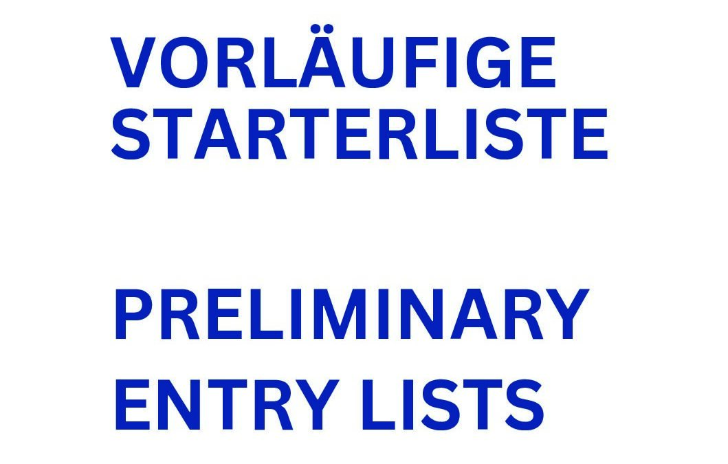 Entry List ISTAF 2024