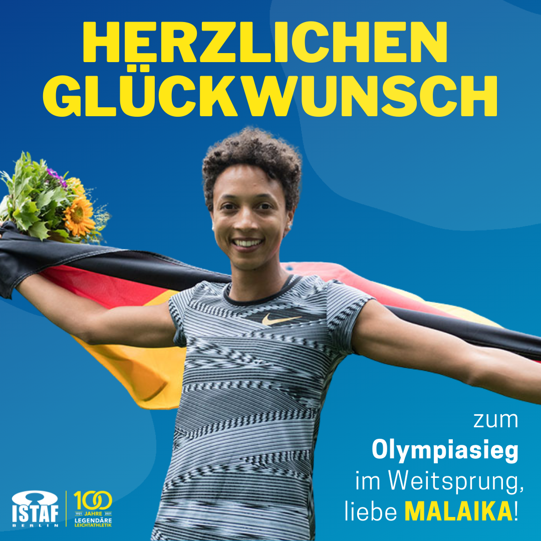 Malaika Mihambo Olympiasiegerin – Gold-Party beim ISTAF-Jubiläum in Berlin
