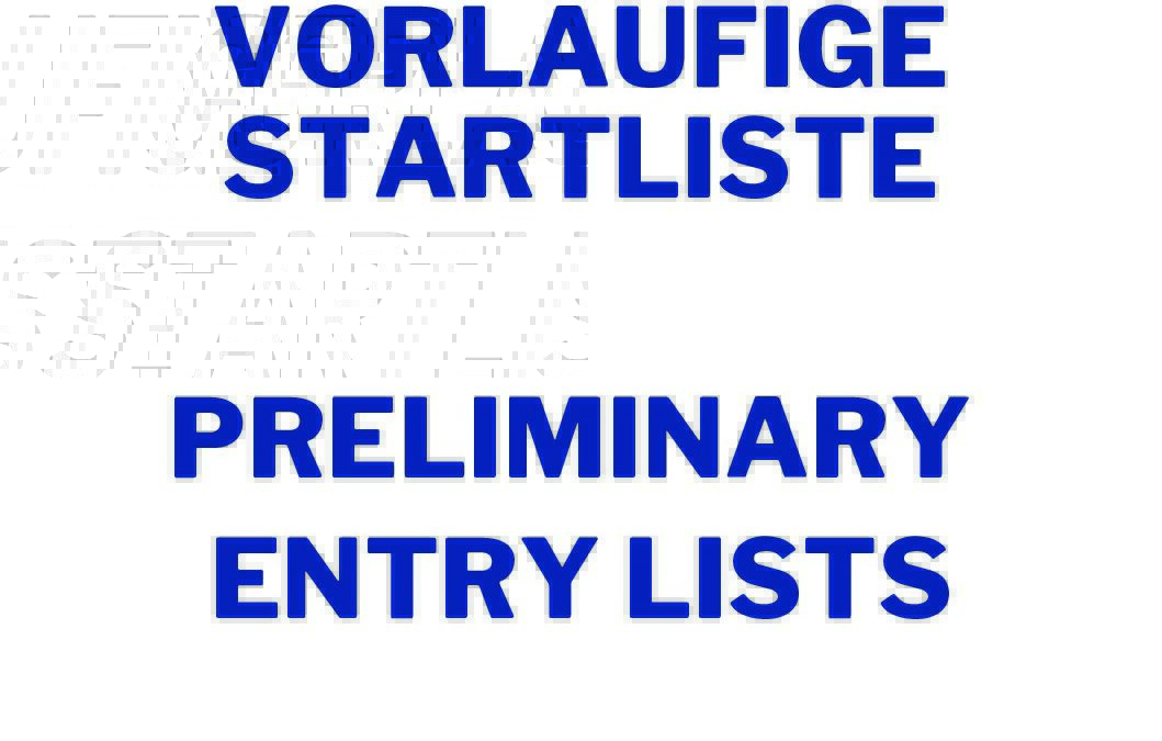 Vorläufige Startliste ISTAF 2026